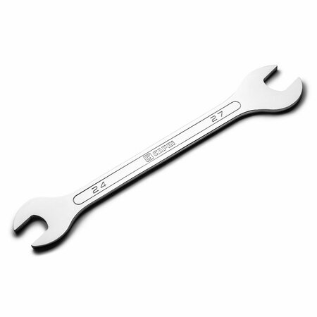CAPRI TOOLS 24 mm x 27 mm Super-Thin Open End Wrench, Metric CP11850-2427